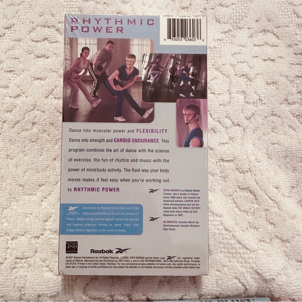 Reebok | VHS | Reebok Rhythmic Power - Picture 2 of 5